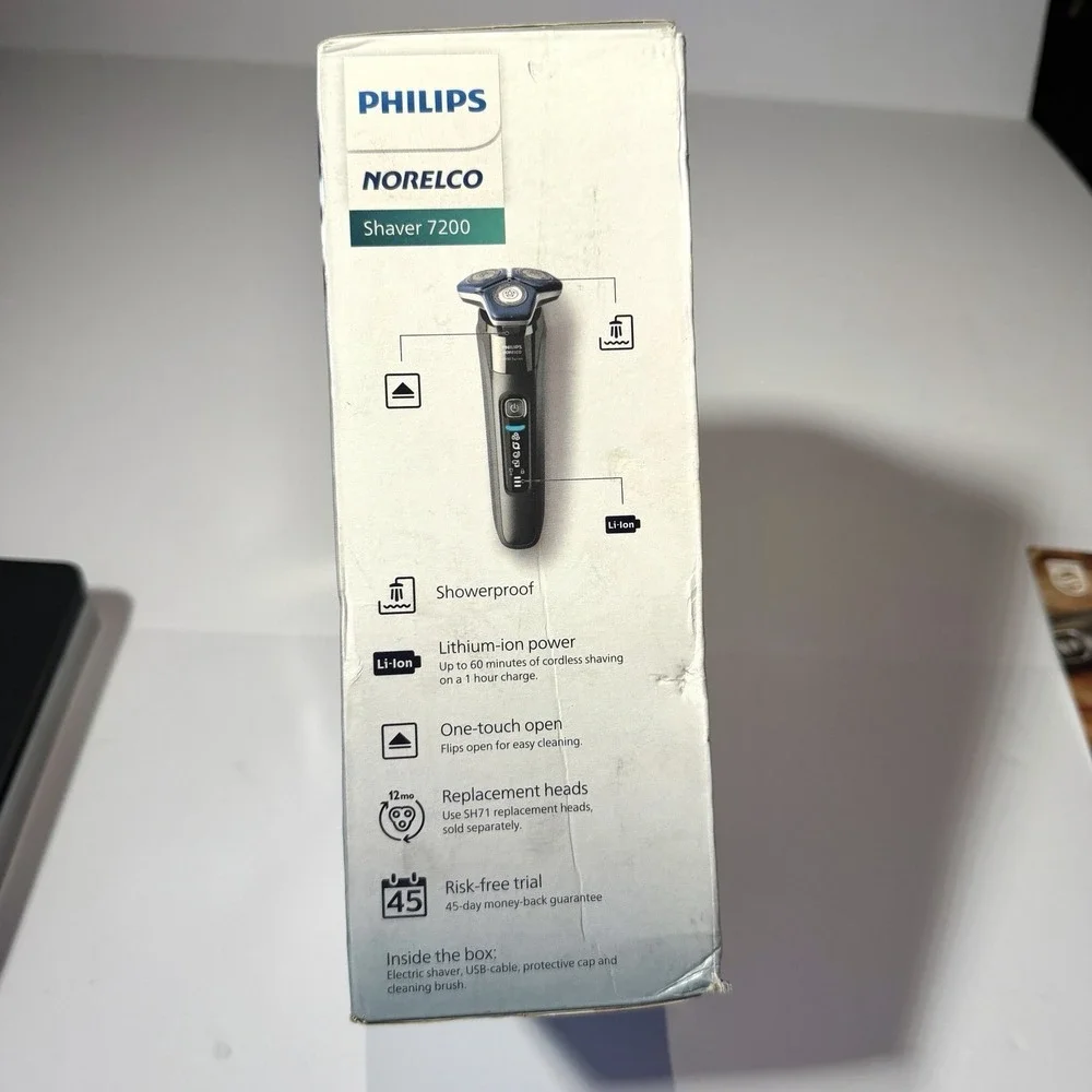 Philips Norelco 7200 Rechargeable Wet & Dry Electric Shaver S7887/82 w SenseiIQ